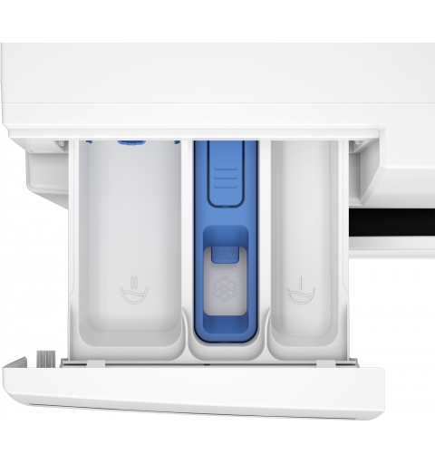 Beko b300 BMWRU3821W Lavatrice 8kg, Classe A, 1200giri, linea estetica NX, motore inverter, Display Touch, oblò bianco,