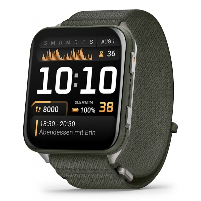 Garmin Bundle VENU SQ2 MUSIC Schwarz Schiefergrau Smartwatch + JABRA Elite 3 Active In-Ear Kopfhörer