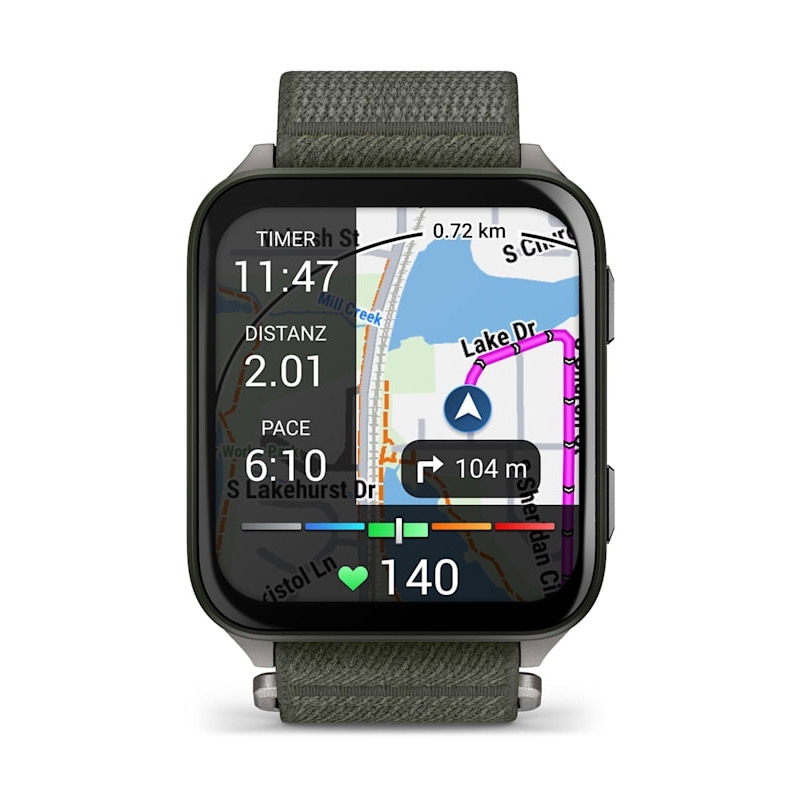 Garmin Bundle VENU SQ2 MUSIC Schwarz Schiefergrau Smartwatch + JABRA Elite 3 Active In-Ear Kopfhörer