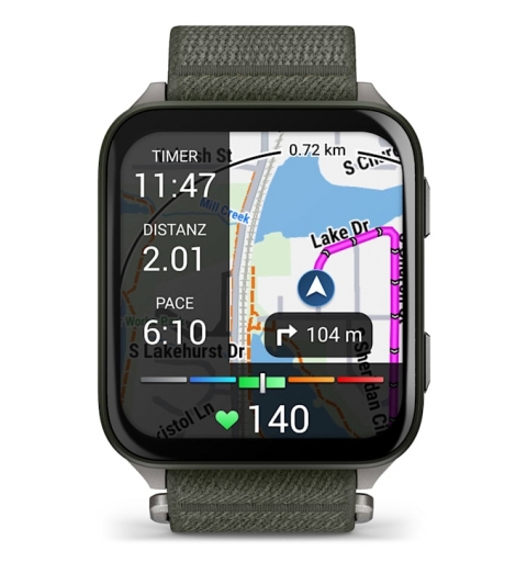 Garmin Bundle VENU SQ2 MUSIC Schwarz Schiefergrau Smartwatch + JABRA Elite 3 Active In-Ear Kopfhörer