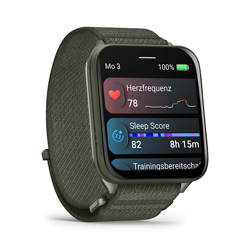 Garmin Venu X1 5.08 cm (2") AMOLED Digital 448 x 486 pixels Touchscreen Grey Wi-Fi GPS (satellite)