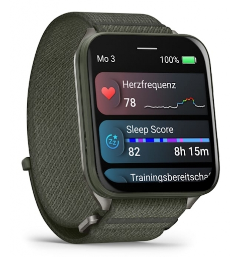 Garmin Venu X1 5,08 cm (2") AMOLED Digitale 448 x 486 Pixel Touch screen Grigio Wi-Fi GPS (satellitare)