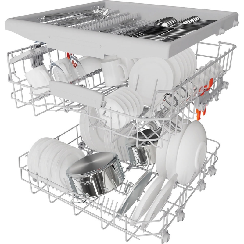 Hotpoint HA4IFD14B Completamente integrado 14 cubiertos