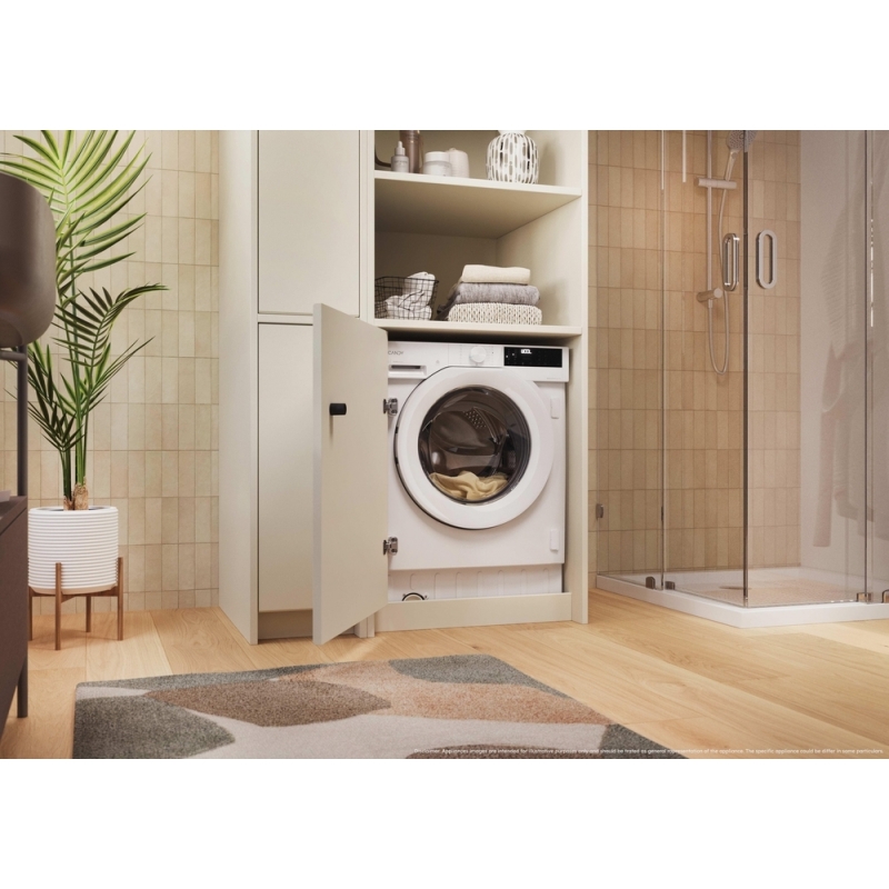 Candy BC4S495M4D8-S machine à laver avec sèche linge Intégré Charge avant Blanc