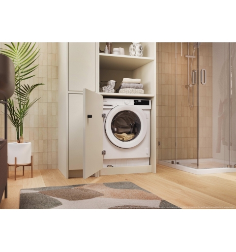 Candy BC4S495M4D8-S washer dryer Built-in Front-load White