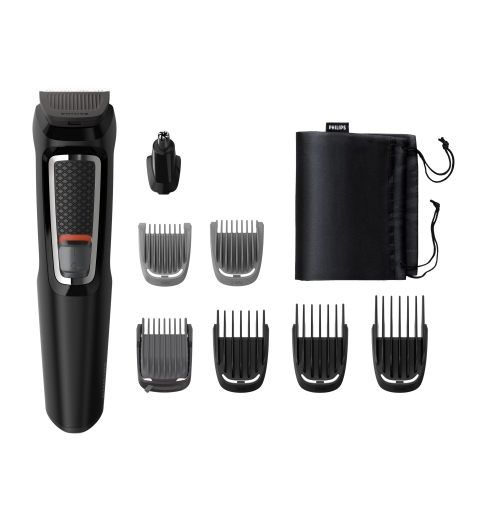 Philips MULTIGROOM Serie 3000 8 accessori 8-in-1, barba e capelli