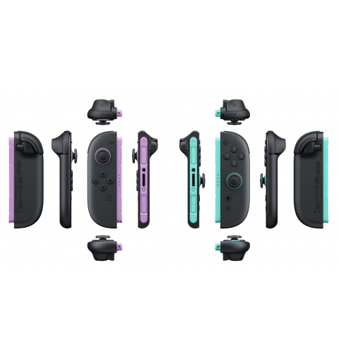 Nintendo Joy-Con 2 Noir, Vert clair, Violet Bluetooth Manette de jeu Analogique Numérique Nintendo Switch 2