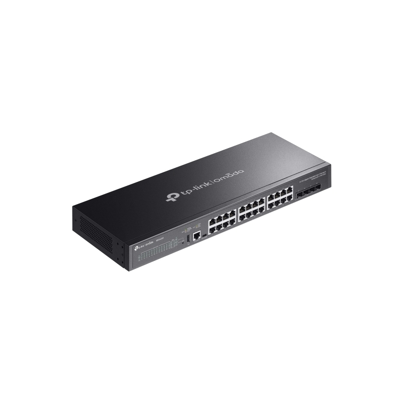 TP-Link Omada SG5428X Netzwerk-Switch Managed L3 Gigabit Ethernet (10 100 1000) Schwarz