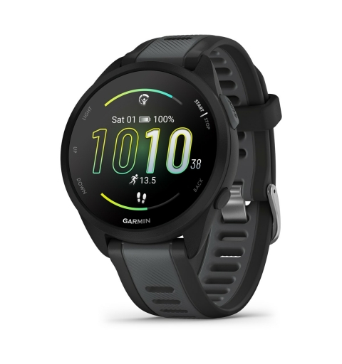 Garmin Forerunner 165 Music 3,05 cm (1.2") AMOLED 43 mm Numérique 390 x 390 pixels Écran tactile Noir GPS (satellite)