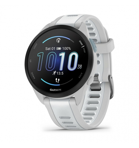 Garmin Forerunner 165 Music 3,05 cm (1.2") AMOLED 43 mm Digital 390 x 390 Pixel Touchscreen Grau GPS