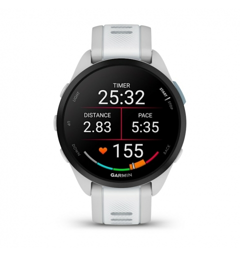 Garmin Forerunner 165 Music 3.05 cm (1.2") AMOLED 43 mm Digital 390 x 390 pixels Touchscreen Grey GPS (satellite)