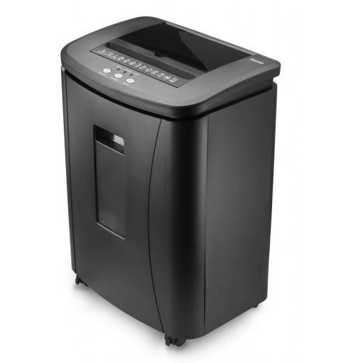 Hama Safe Auto M1200 Aktenvernichter Mikrogeschnittene Zerkleinerung 60 dB 22,5 cm Schwarz