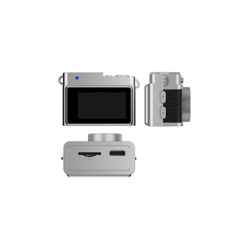 Easypix MiniPro XS1 – Mini Appareil Photo Rétro – 2 MP, Full HD – Lampe Torche – Webcam – Carte 8 Go Incluse