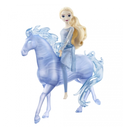 Mattel Disney Frozen Elsa Fashion Doll and Horse-Shaped Water Nokk Figure Inspired by Disney’s Frozen 2