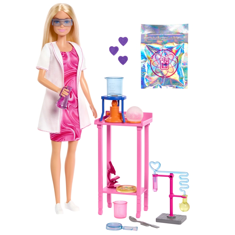 Barbie Wissenschaftlerin Puppe und Zubehör