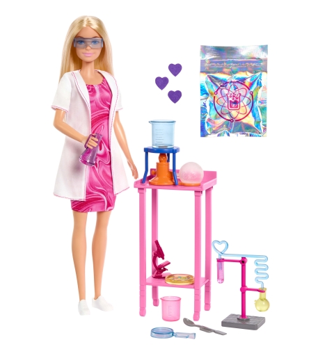 Barbie Wissenschaftlerin Puppe und Zubehör