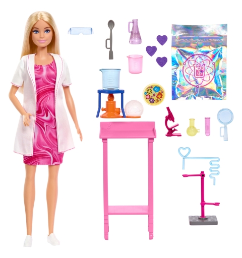 Barbie Wissenschaftlerin Puppe und Zubehör