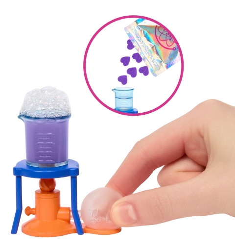 Barbie Scientist Doll and Accessories with Blonde Fashion Doll, Lab Table, & Color-Change Accessories