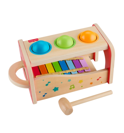 Fisher-Price – Xylophone Bim Bam en Bois