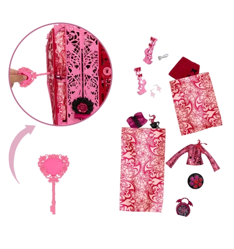 Monster High Skulltimate Secrets Garden Mysteries Playset, Draculaura Doll with 19+ Surprises