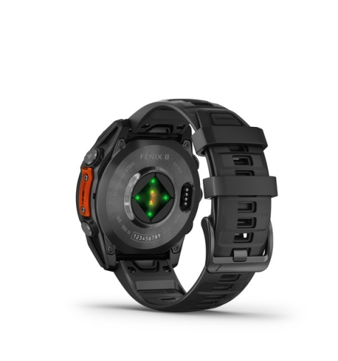 Garmin Fenix 8 3,56 cm (1.4") AMOLED 47 mm Digitale 454 x 454 Pixel Touch screen Nero Wi-Fi GPS (satellitare)