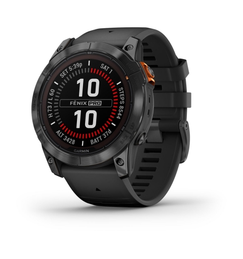 Garmin fēnix 7X Pro 3,56 cm (1.4") MIP 51 mm Digital 280 x 280 Pixeles Pantalla táctil Gris Wifi GPS (satélite)