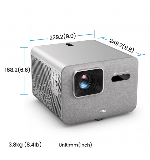 BenQ TK705i Proiettore a raggio standard 3000 ANSI lumen DLP UHD 4K (3840x2160) Grigio