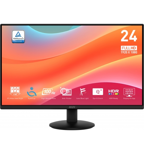 MSI Pro MP242L Computerbildschirm 60,5 cm (23.8") 1920 x 1080 Pixel Full HD LCD Schwarz