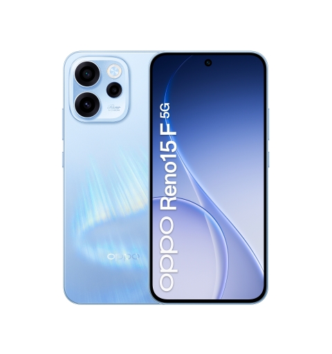 OPPO 15 F 5G 16,7 cm (6.57") Dual-SIM Android 16.0 USB Typ-C 8 GB 256 GB 6500 mAh Blau