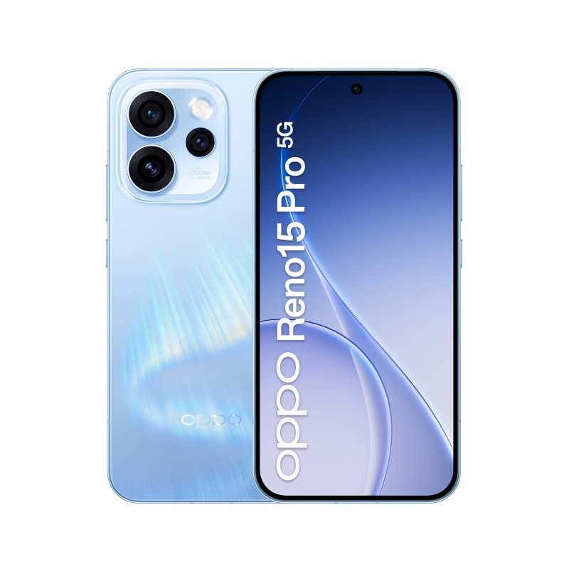 OPPO Reno15 Pro 5G 16,1 cm (6.32") Double SIM Android 16.0 USB Type-C 12 Go 512 Go 6200 mAh Bleu