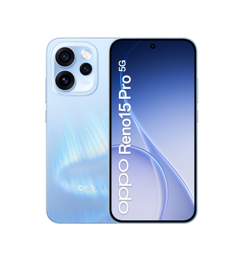 OPPO Reno15 Pro 5G 16,1 cm (6.32") Dual-SIM Android 16.0 USB Typ-C 12 GB 512 GB 6200 mAh Blau