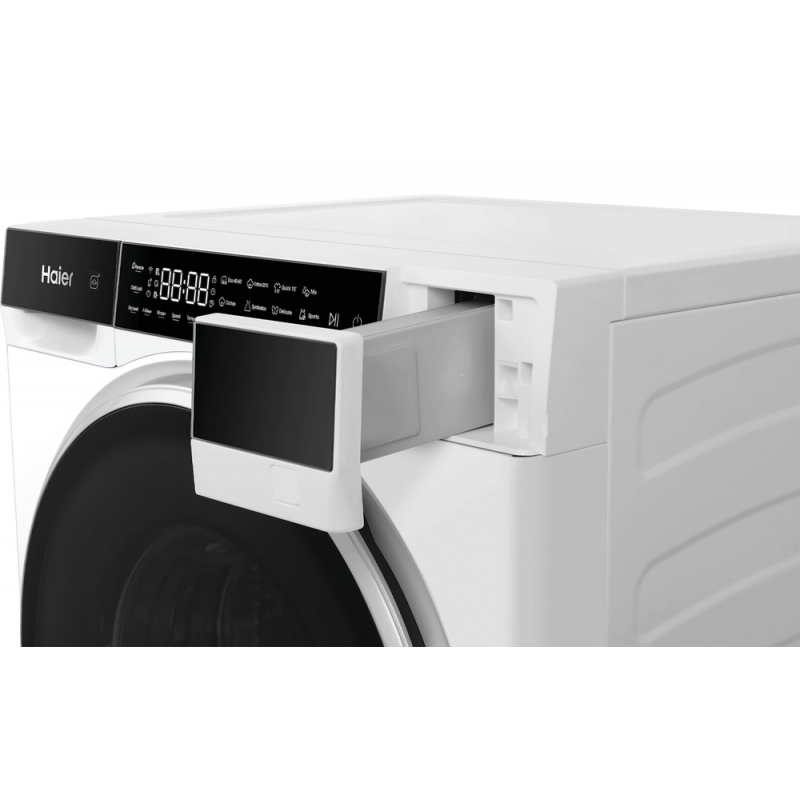 Haier HWD50-BP12307U1 machine à laver avec sèche linge Pose libre Charge avant Blanc