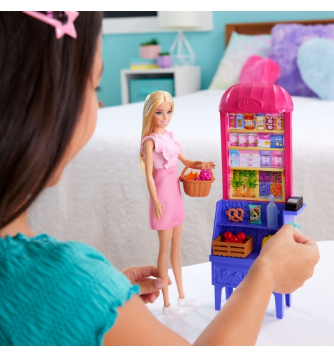 Barbie and Teresa Recipe for Friendship Malibu at the Market Doll & Playset with 11 Accessories