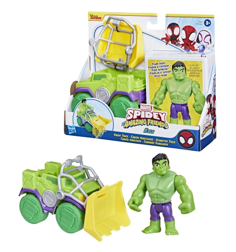 Marvel Spidey and His Amazing Friends coffret Camion démolisseur de Hulk