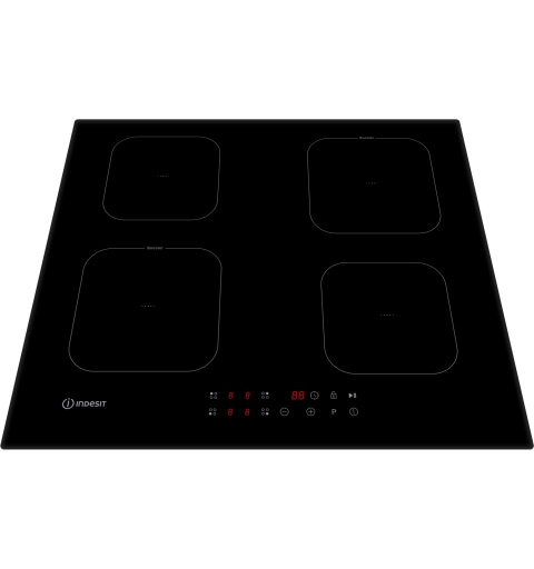 Indesit IS F 18Q60 NE Schwarz Arbeitsplatte 59 cm Zonen-Induktionskochfeld 4 Zone(n)