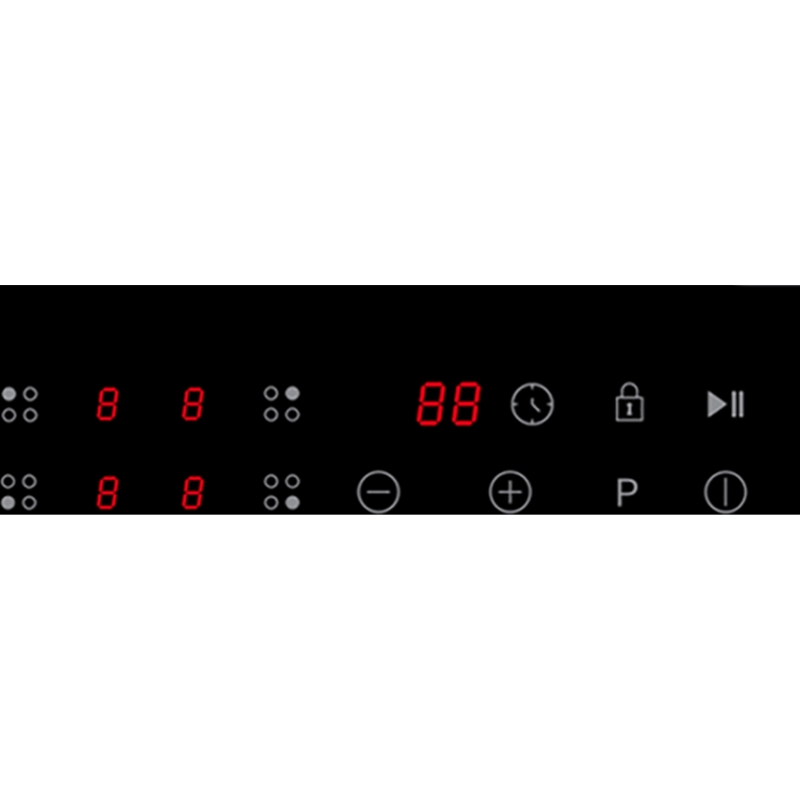 Indesit IS F 18Q60 NE Black Countertop 59 cm Zone induction hob 4 zone(s)