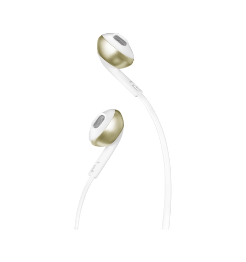 JBL Tune 205 Auricolare Cablato In-ear MUSICA Champagne, Oro