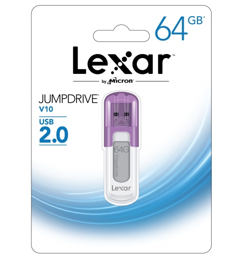 Lexar USB 64GB V10 Tecnologia 2.0