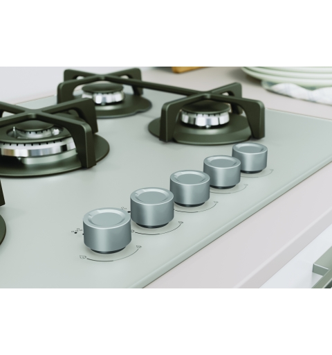 Indesit ING 72T WH 1 Blanco Integrado 75 cm Encimera de gas 5 zona(s)