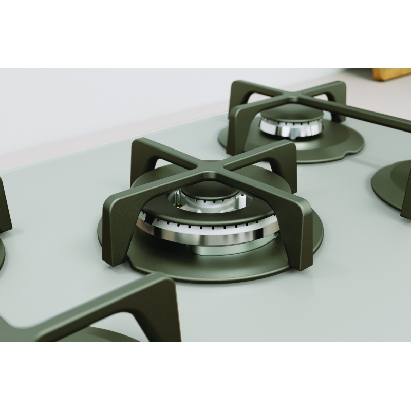 Indesit ING 72T WH 1 Blanc Intégré 75 cm Gaz 5 zone(s)