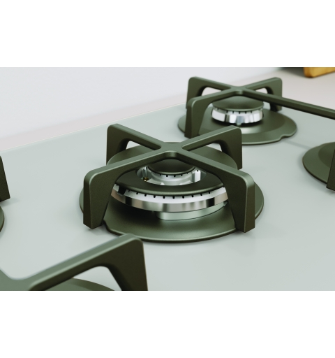 Indesit ING 72T WH 1 Weiß Integriert 75 cm Gaskochfeld 5 Zone(n)