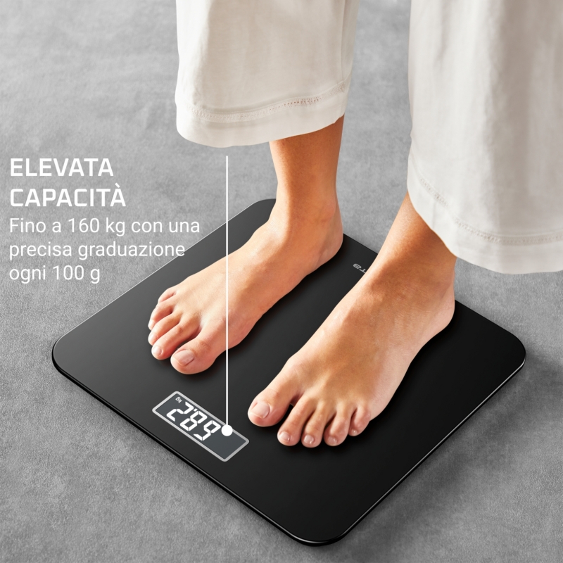 Rowenta Premiss BS1800V0 báscula de baño Plaza Negro Báscula personal electrónica