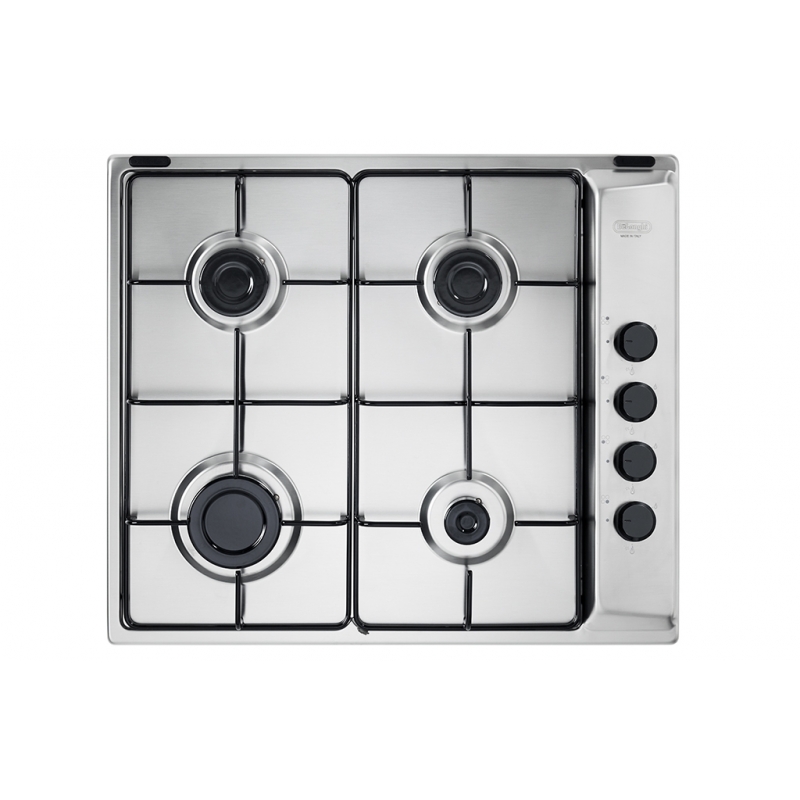 De’Longhi FLI 46 ASV hob Stainless steel Built-in 58 cm Gas 4 zone(s)