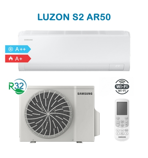 Samsung F-AR09LZ2 Aire Acondicionado Luzon S2 9000 BTU 2,6 kW AR50 Inverter A++/A+ WiFi