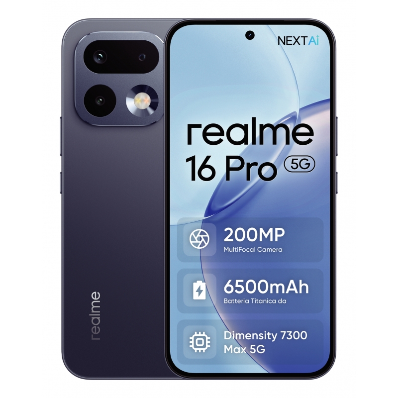 realme 16 PRO 17,3 cm (6.8") SIM doble 5G 8 GB 256 GB 6500 mAh Gris