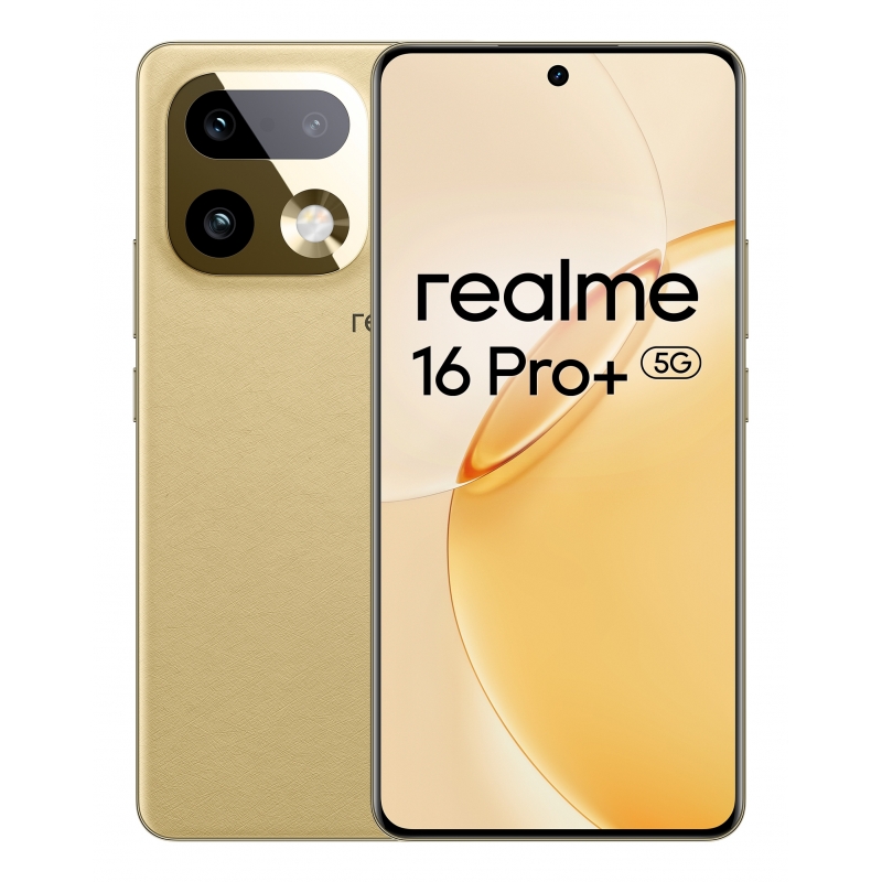 realme 16 Pro+ 17.3 cm (6.8") 5G USB Type-C 12 GB 512 GB 7000 mAh Gold