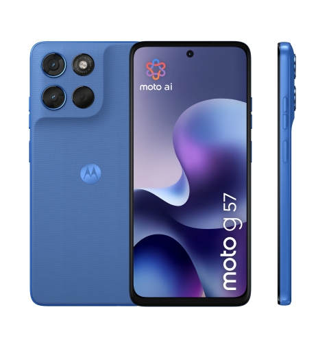 Motorola moto g57 17.1 cm (6.72") Dual SIM Android 16.0 5G USB Type-C 8 GB 256 GB 5200 mAh Blue