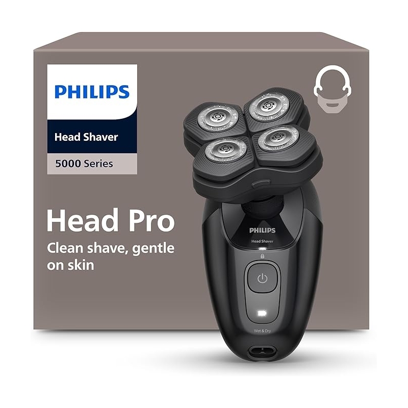 Philips 5000 series Head Shaver Pro HS5980 15 Essential shaver with ComfortCut Blades