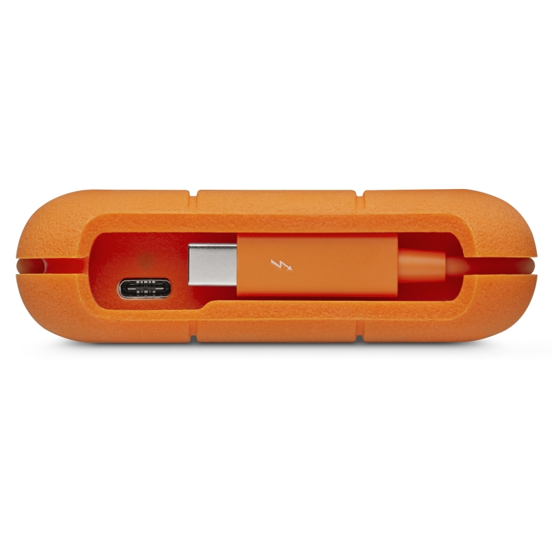 LaCie Rugged Secure Externe Festplatte 2 TB 2.5" USB Typ-C 3.2 Gen 1 (3.1 Gen 1) Orange, Weiß