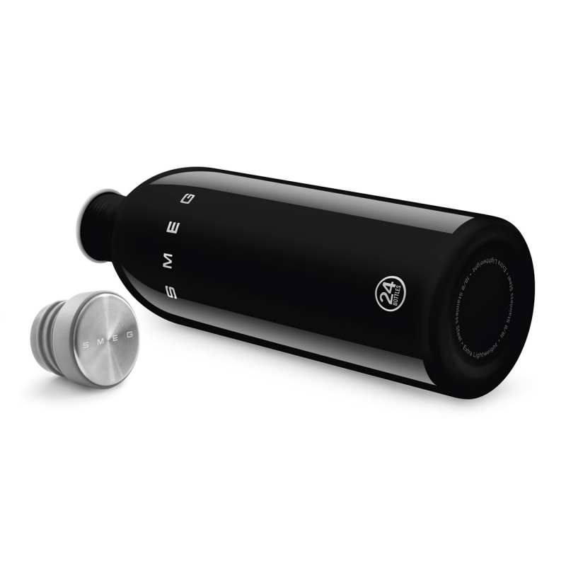 Smeg WBF02BL borraccia Uso quotidiano 1000 ml Acciaio inox Nero